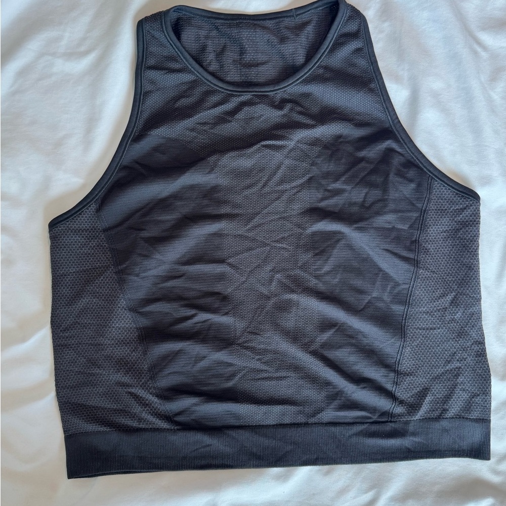 Lululemon Athletica Charcoal Sleeveless Top